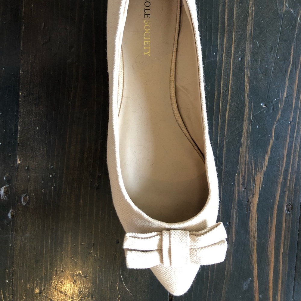 Sole society tan flats